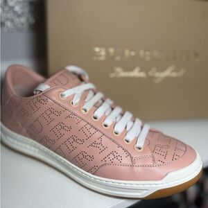 Burberry runway timsbury Pink Leather Women's Sneakers